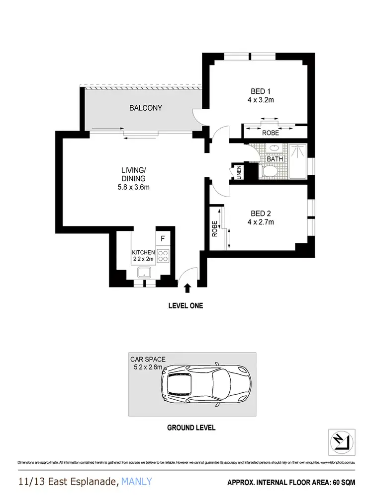 Floorplan of Homely apartment listing, 11/13 East Esplanade, Manly NSW 2095