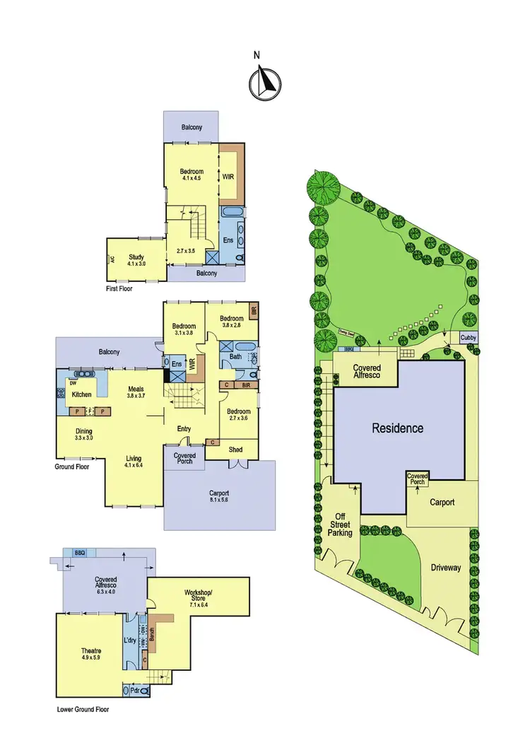 Floorplan of Homely house listing, 77 Old Eltham Road, Lower Plenty VIC 3093