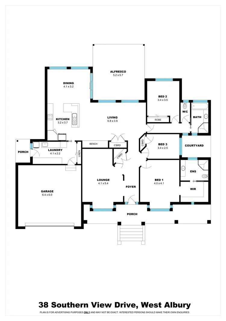 Floorplan of Homely house listing, 38 Southern View Drive, West Albury NSW 2640