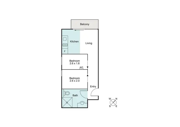 Floorplan of Homely apartment listing, 1388/139 Lonsdale Street, Melbourne VIC 3000