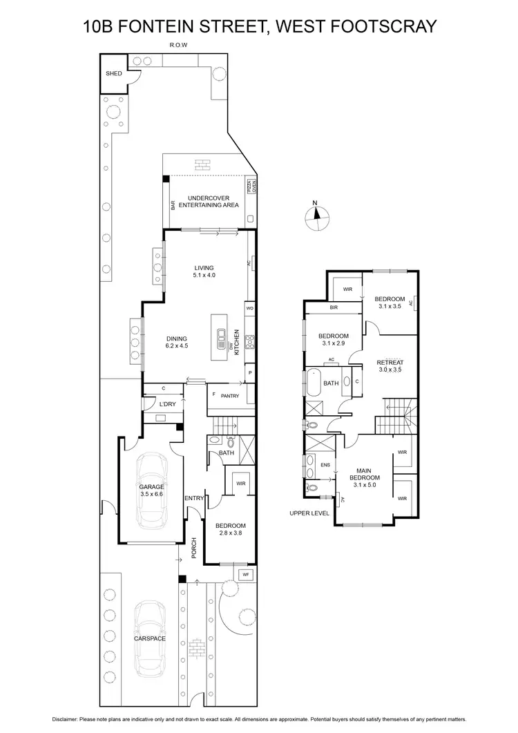 Floorplan of Homely house listing, 10B Fontein Street, West Footscray VIC 3012