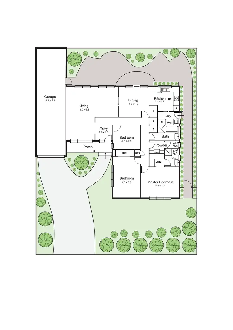 Floorplan of Homely unit listing, 2/10 Newman Avenue, Carnegie VIC 3163