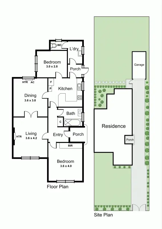 Floorplan of Homely house listing, 19A Wimmera Street, Ormond VIC 3204