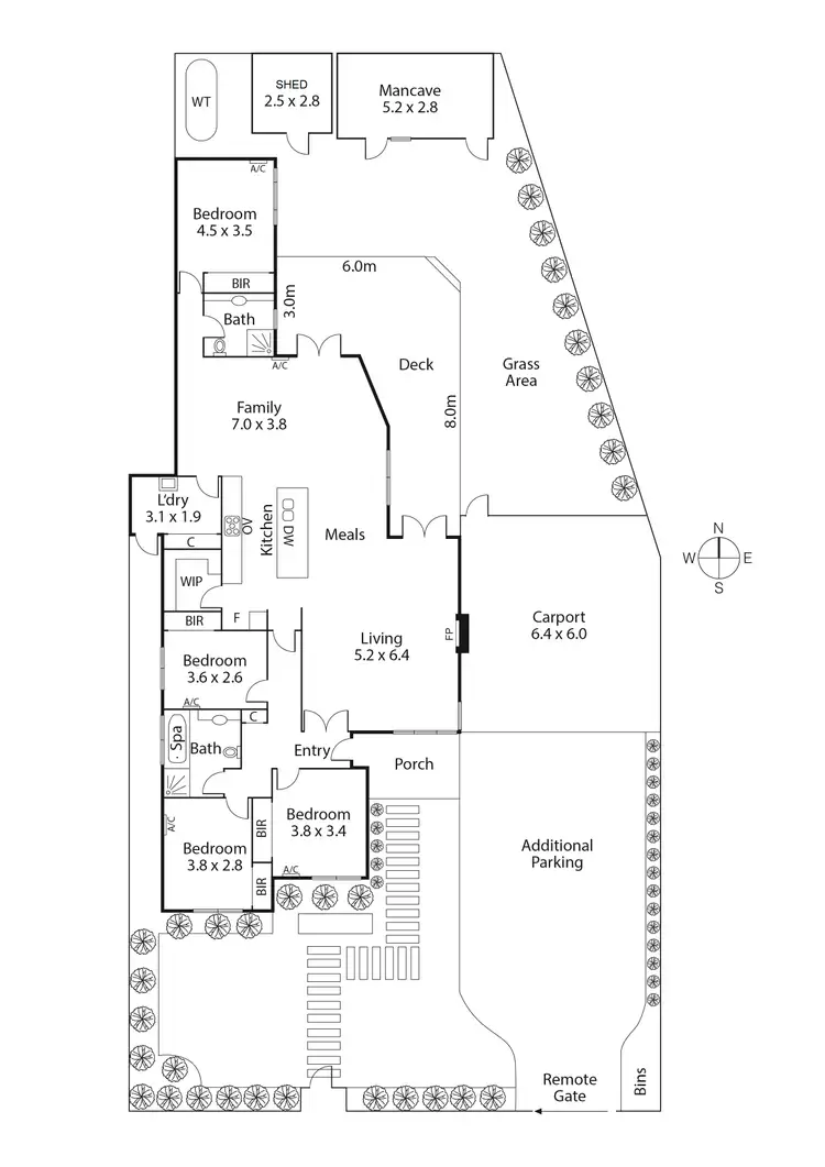 Floorplan of Homely house listing, 5 Carlton Street, Mckinnon VIC 3204