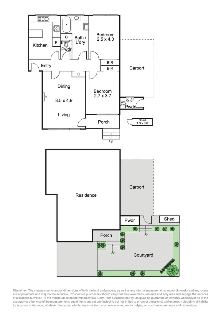 Floorplan of Homely apartment listing, 3/1129 Dandenong Road, Malvern East VIC 3145