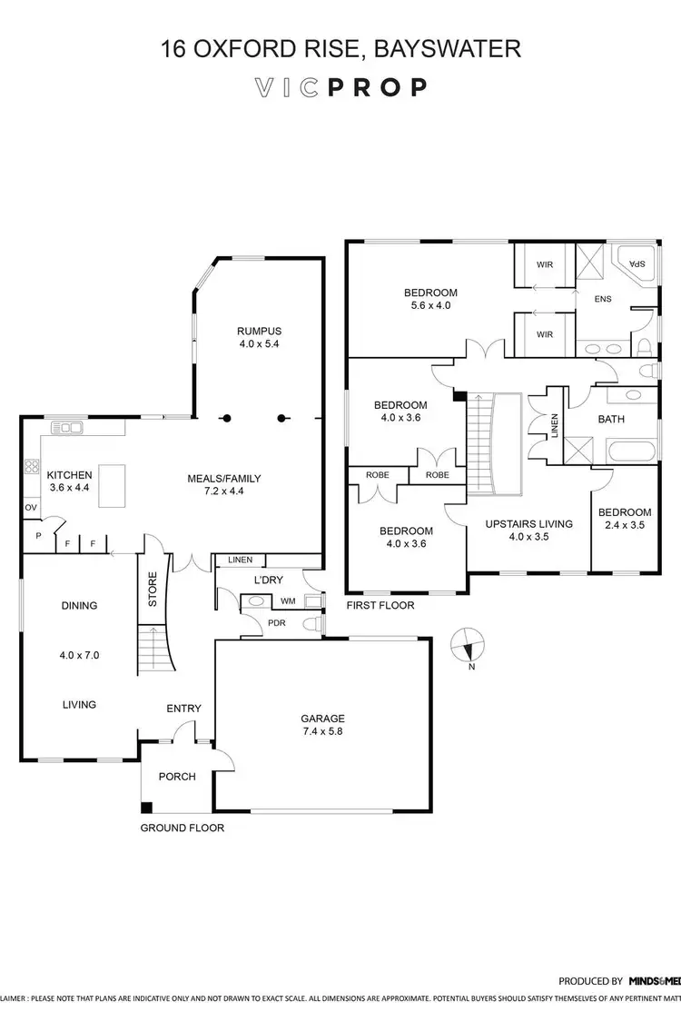 Floorplan of Homely house listing, 16 Oxford Rise, Bayswater VIC 3153