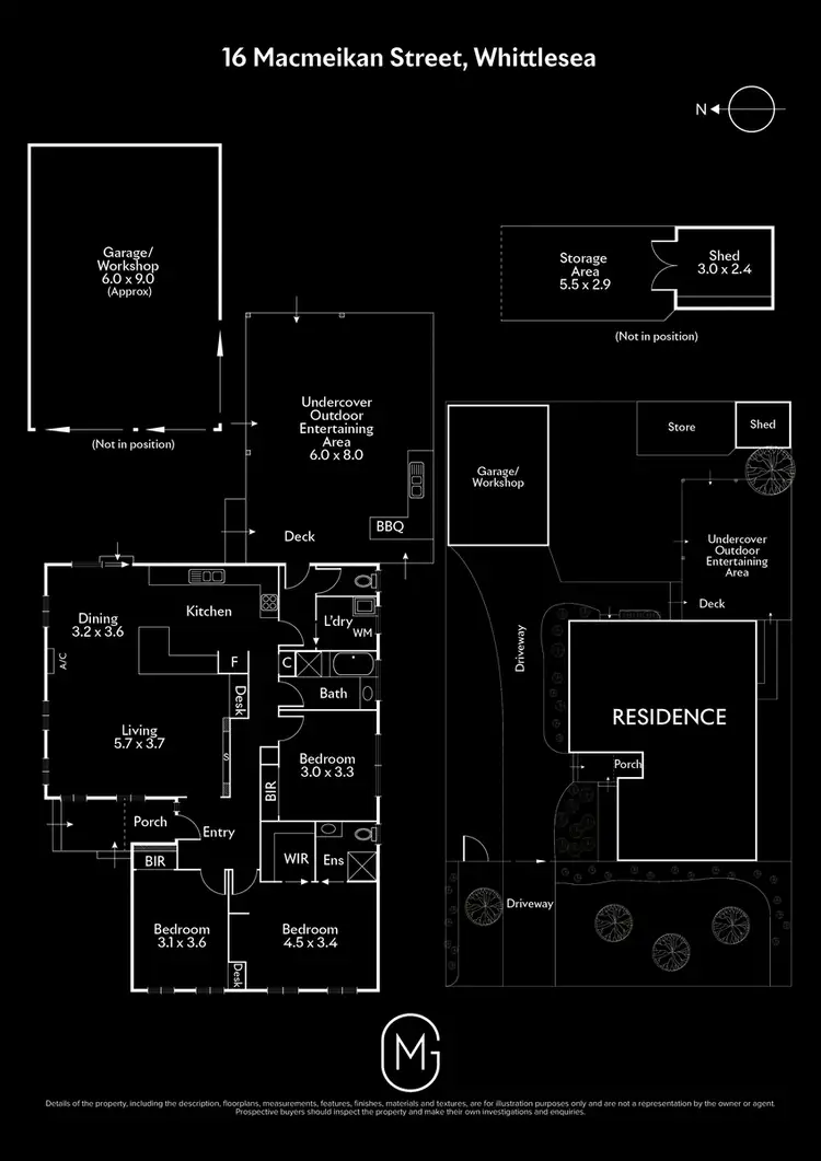 Floorplan of Homely house listing, 16 Macmeikan Street, Whittlesea VIC 3757