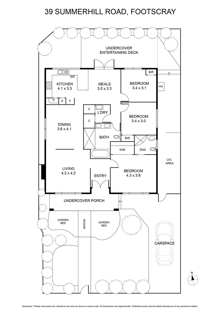 Floorplan of Homely house listing, 39 Summerhill Road, Footscray VIC 3011