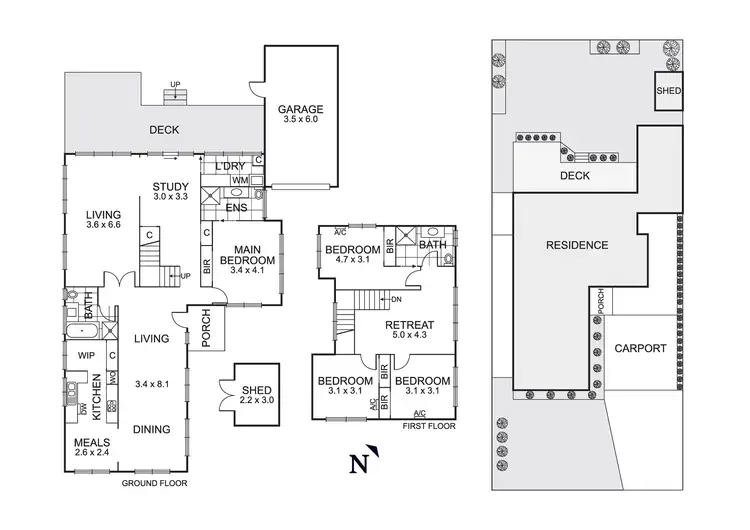 Floorplan of Homely house listing, 62 Glenelg Drive, Clayton South VIC 3169