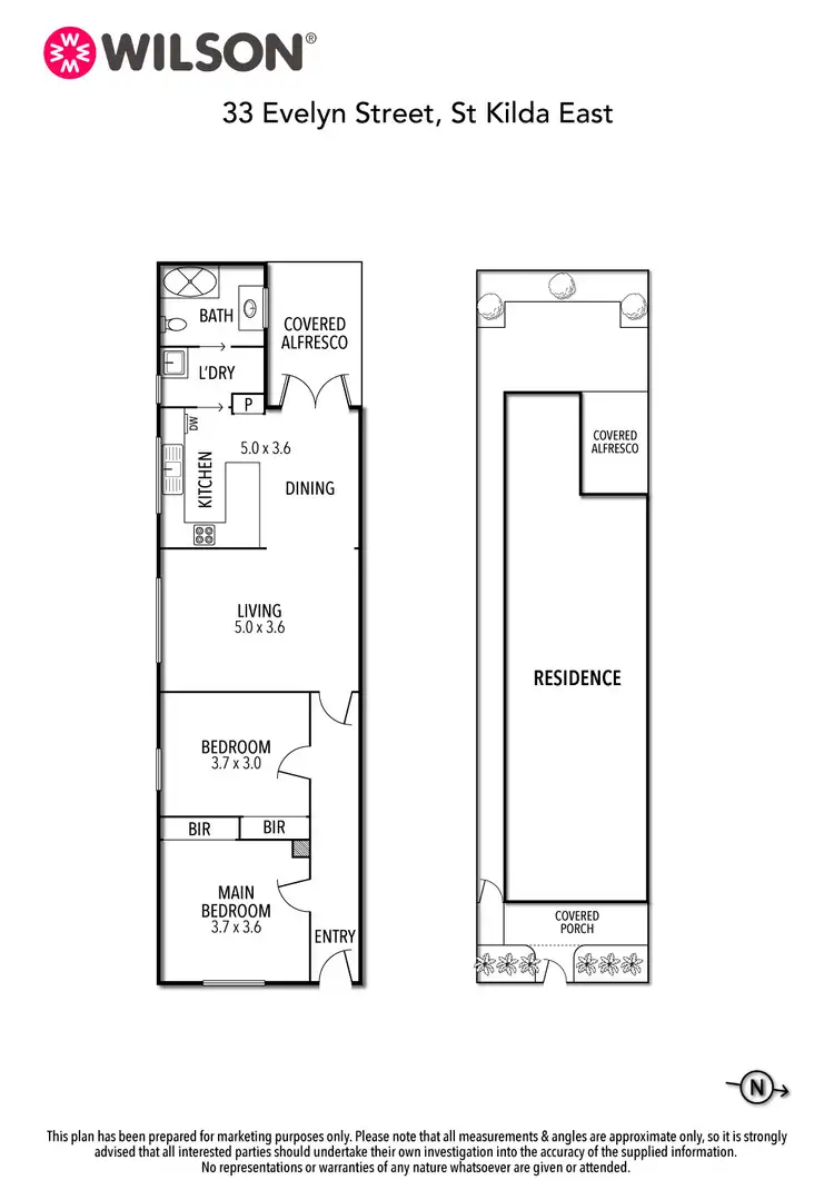 Floorplan of Homely house listing, 33 Evelyn Street, St Kilda East VIC 3183