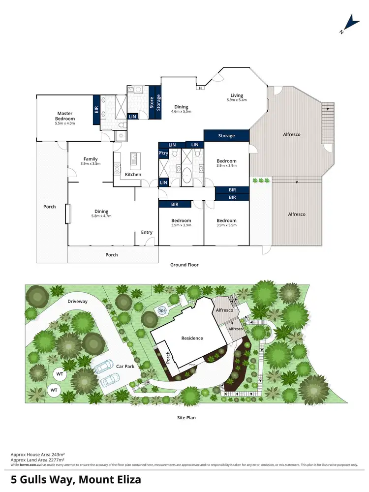 Floorplan of Homely house listing, 5 Gulls Way, Frankston South VIC 3199