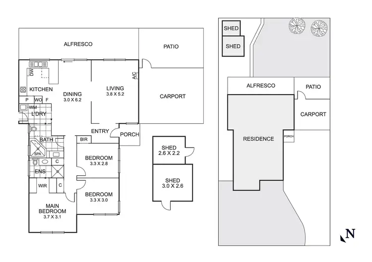 Floorplan of Homely house listing, 97 Howard Road, Dingley Village VIC 3172