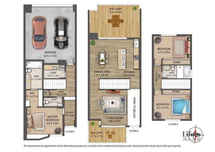 Floorplan of Homely townhouse listing, 35 Ellsworth Crescent, Camberwell VIC 3124