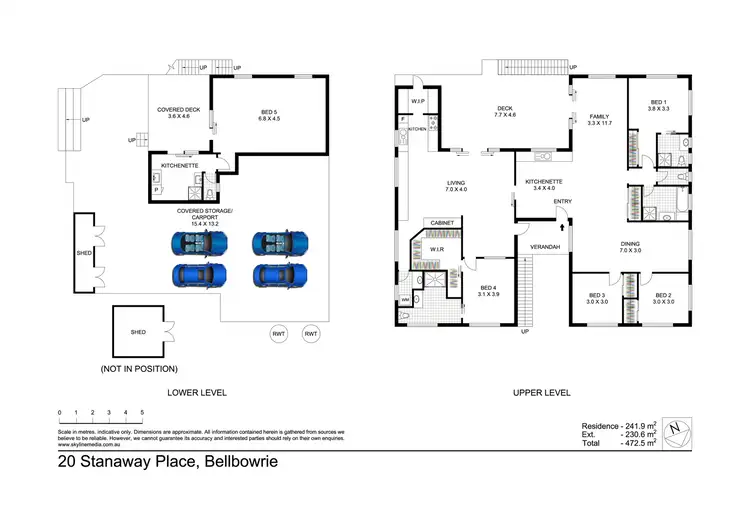 Floorplan of Homely house listing, 20 Stanaway Place, Bellbowrie QLD 4070