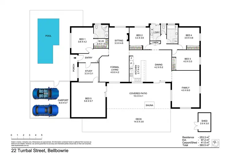 Floorplan of Homely house listing, 22 Turrbal Street, Bellbowrie QLD 4070