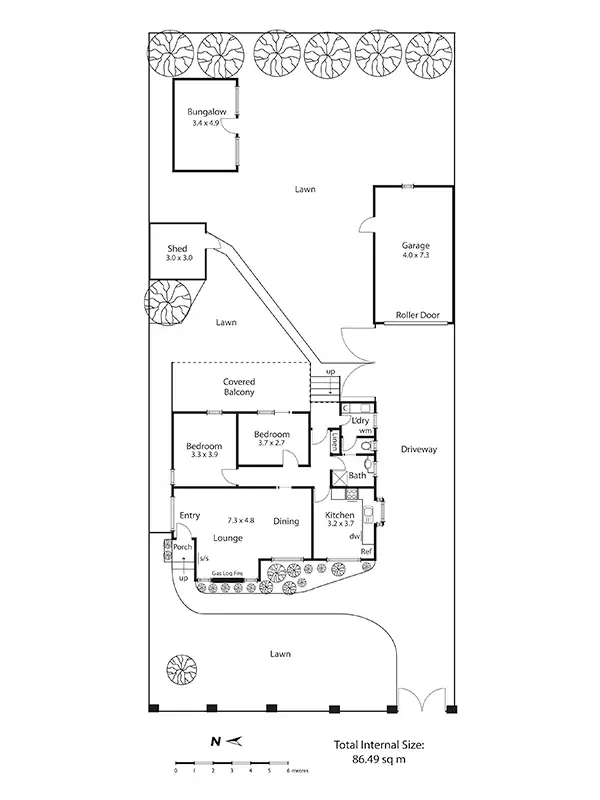 Floorplan of Homely house listing, 4 Ridge Avenue, Hampton East VIC 3188