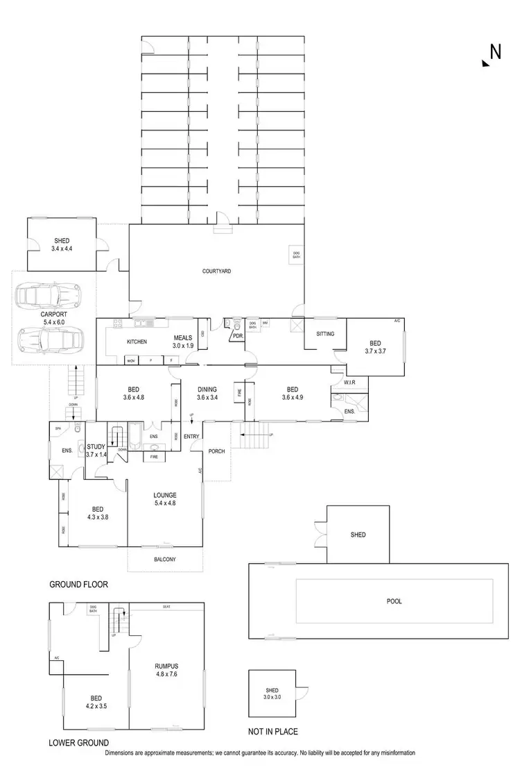 Floorplan of Homely house listing, 129 Westering Road, Christmas Hills VIC 3775
