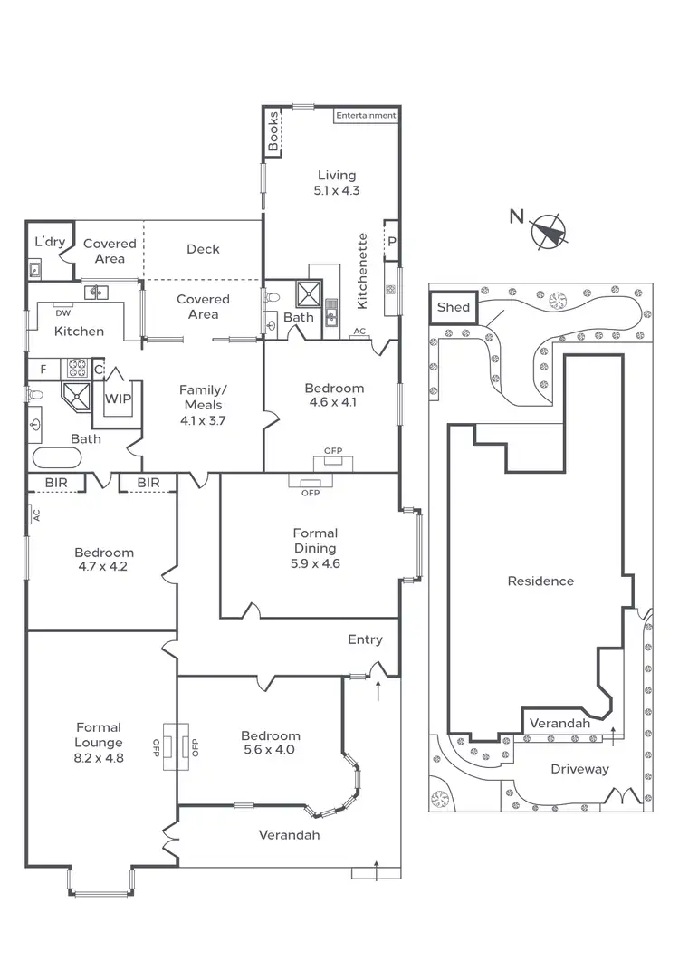 Floorplan of Homely house listing, 66 Orlando Street, Hampton VIC 3188
