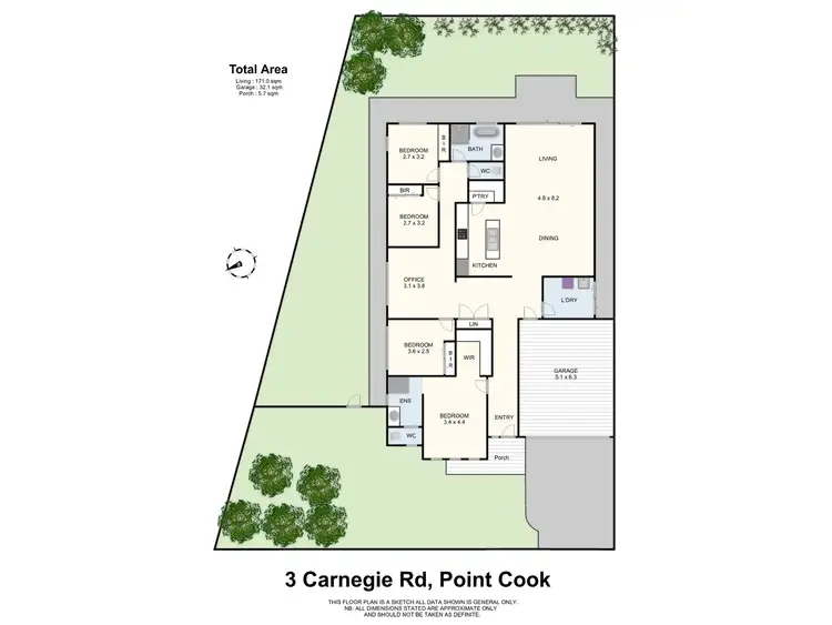 Floorplan of Homely house listing, 3 Carnegie Road, Point Cook VIC 3030
