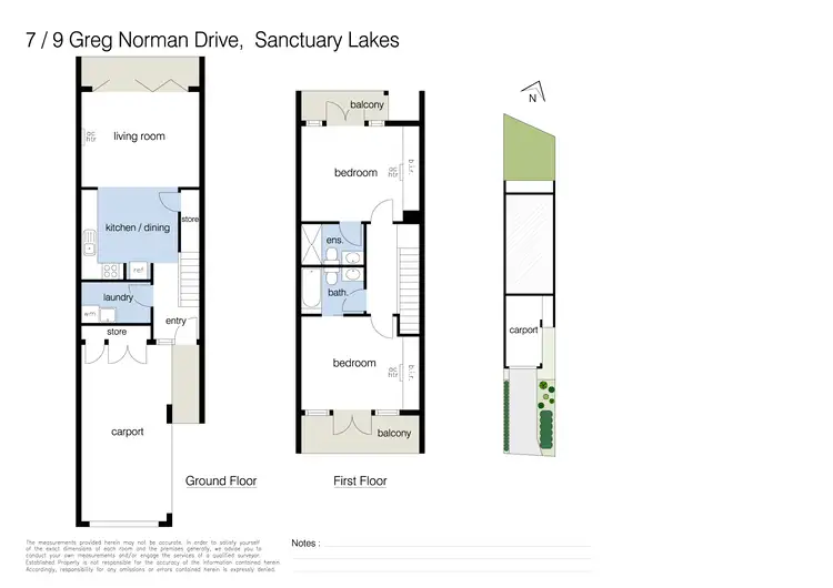 Floorplan of Homely house listing, 7/9 Greg Norman Drive, Sanctuary Lakes VIC 3030