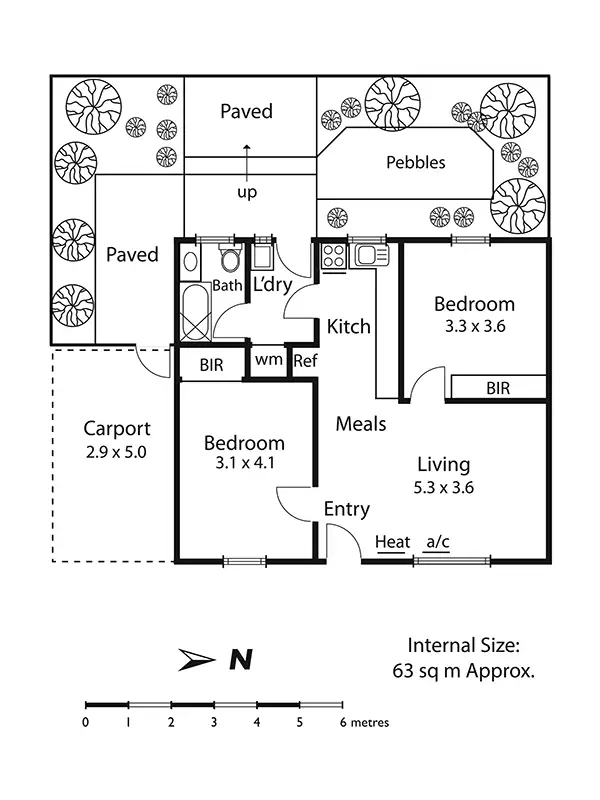 Floorplan of Homely unit listing, 3/8 Anderson Court, Mentone VIC 3194