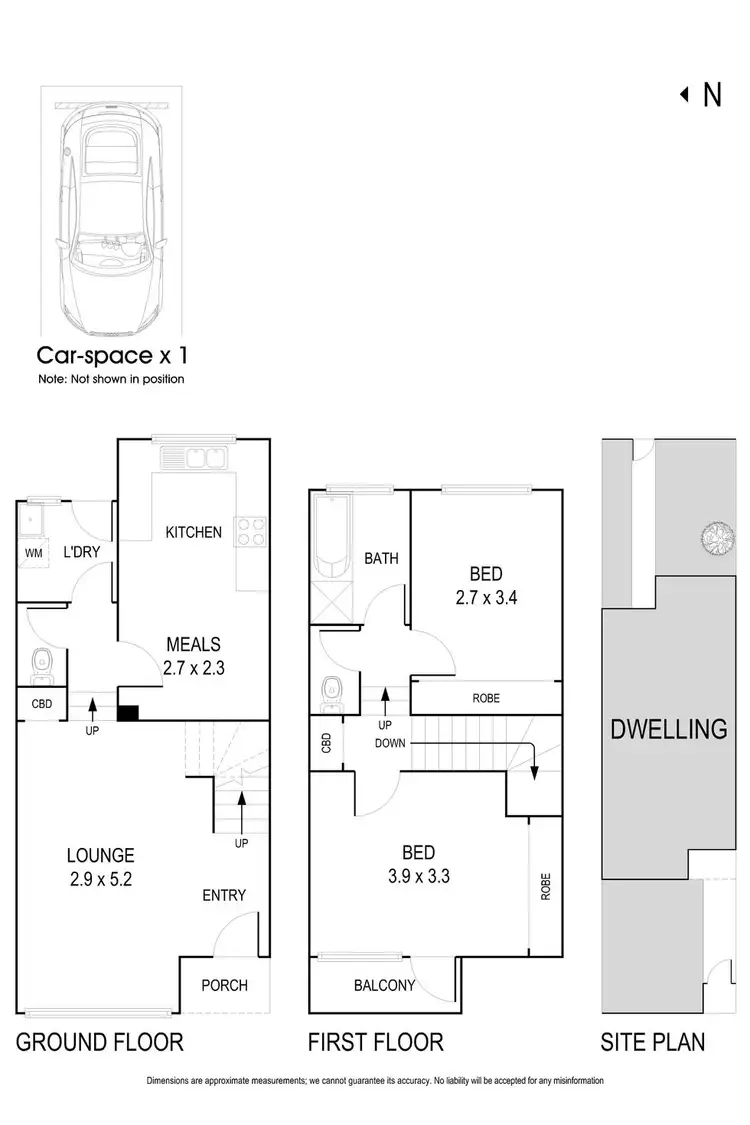 Floorplan of Homely townhouse listing, 10/724 Station Street, Box Hill VIC 3128