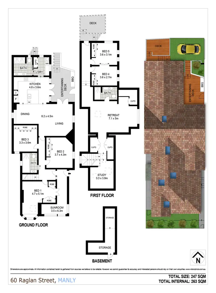 Floorplan of Homely house listing, 60 Raglan Street, Manly NSW 2095