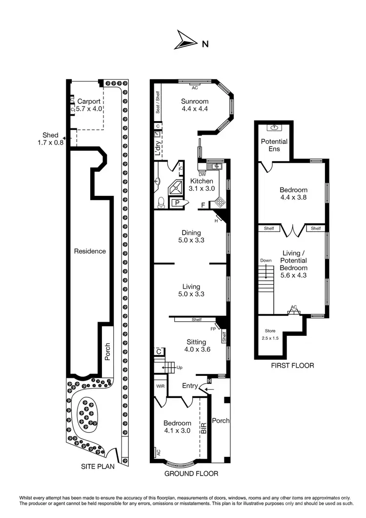 Floorplan of Homely house listing, 367 Barkly Street, Elwood VIC 3184