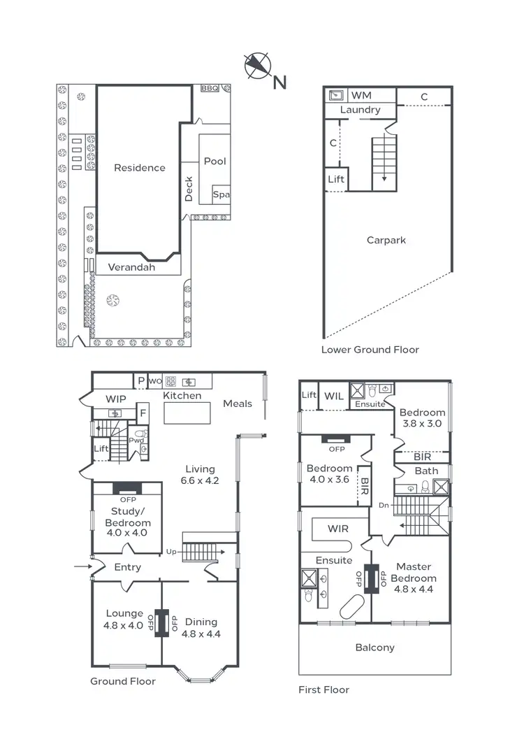 Floorplan of Homely house listing, 18 Black Street, Brighton VIC 3186