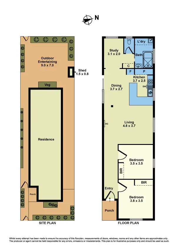 Floorplan of Homely house listing, 49 Robert Street, Spotswood VIC 3015