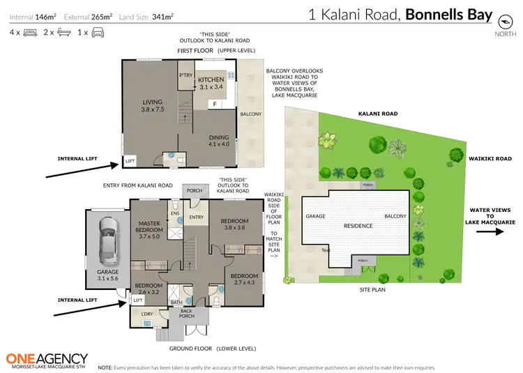 Floorplan of Homely house listing, 1 Kalani Road, Bonnells Bay NSW 2264