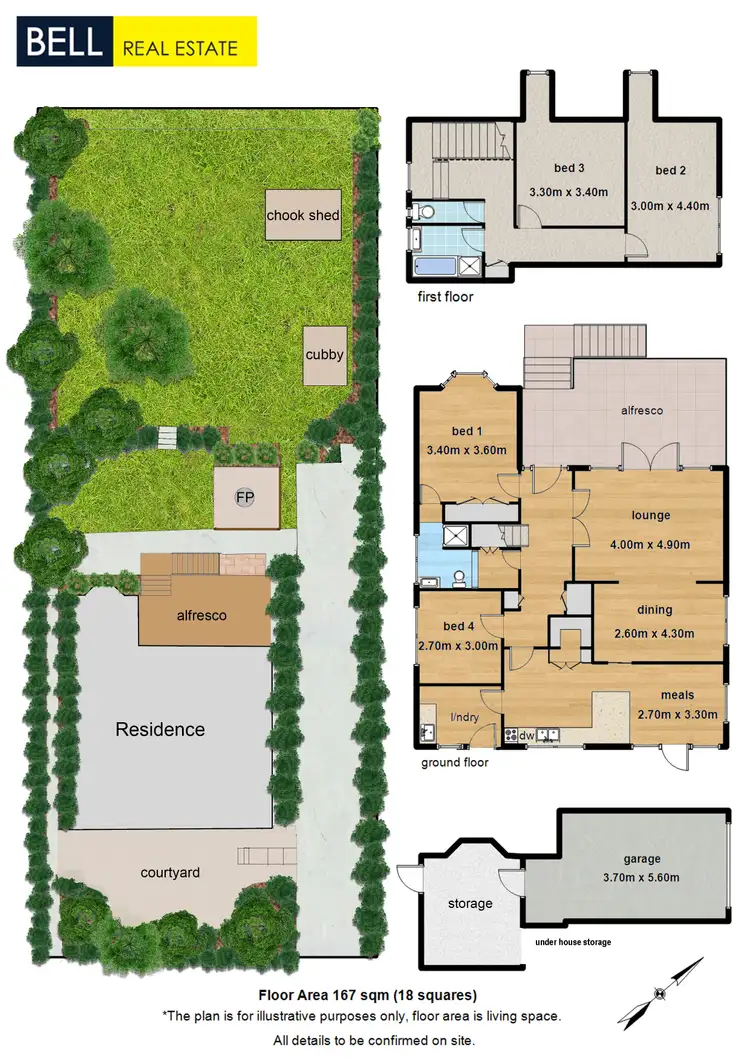 Floorplan of Homely house listing, 9 Sunrise Hill Road, Montrose VIC 3765