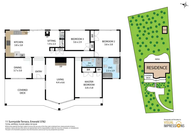 Floorplan of Homely house listing, 11 Sunnyside Terrace, Emerald VIC 3782