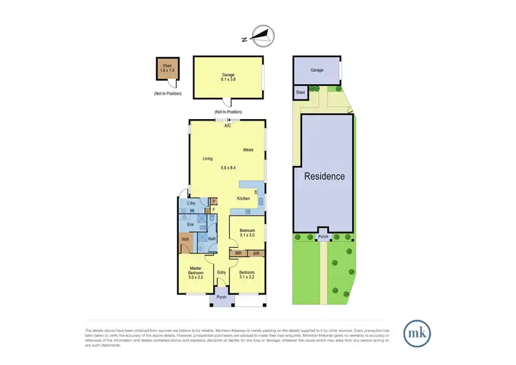 Floorplan of Homely unit listing, 1/8 Raglan Street, Wallan VIC 3756