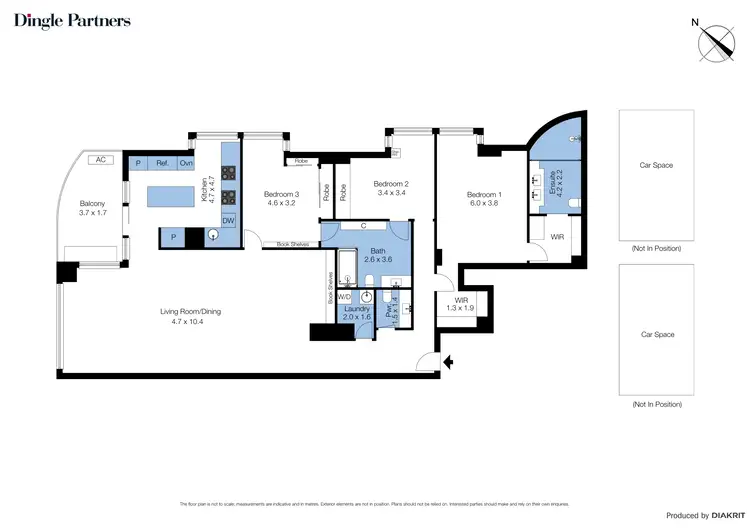 Floorplan of Homely apartment listing, 1704/181 Exhibition Street, Melbourne VIC 3000