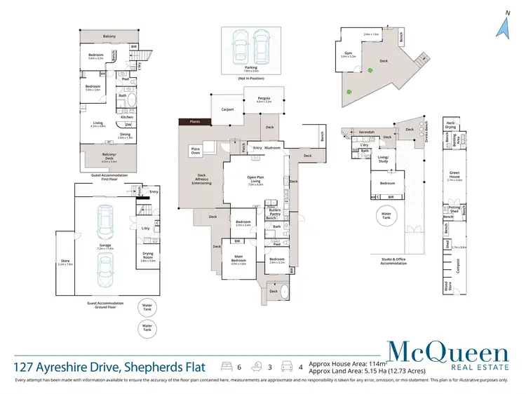 Floorplan of Homely house listing, 127 Ayreshire Drive, Shepherds Flat VIC 3461