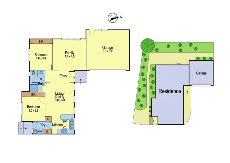 Floorplan of Homely unit listing, 2/159 Beverley Road, Rosanna VIC 3084