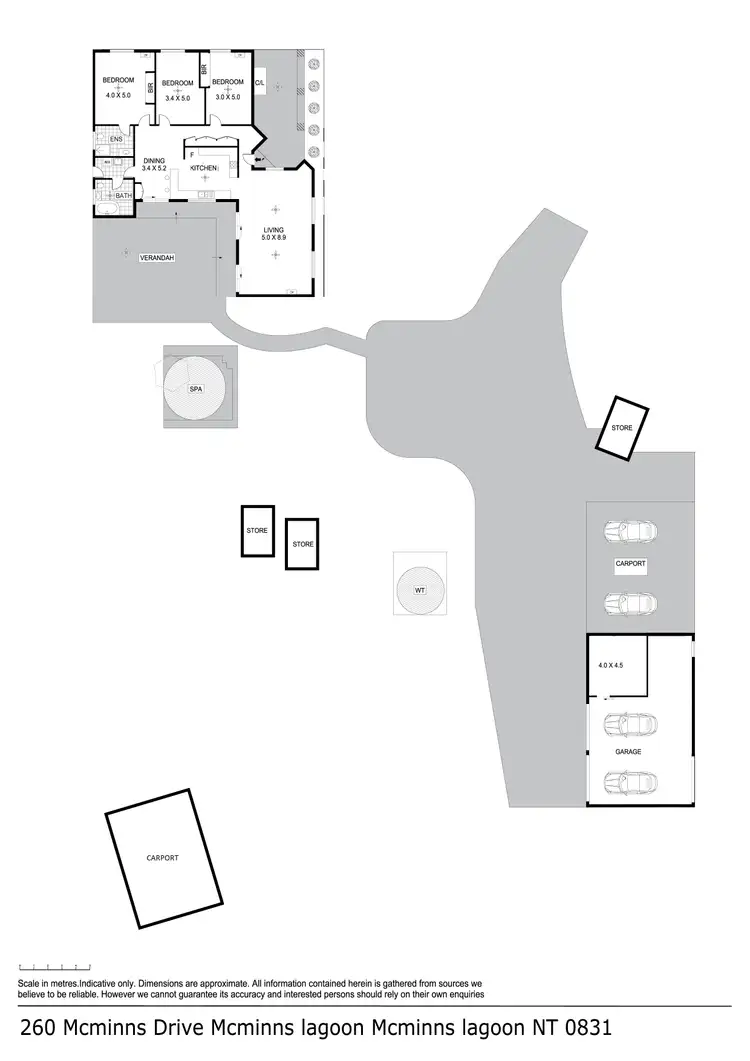 Floorplan of Homely house listing, 260 Mcminns Drive, Mcminns Lagoon NT 822