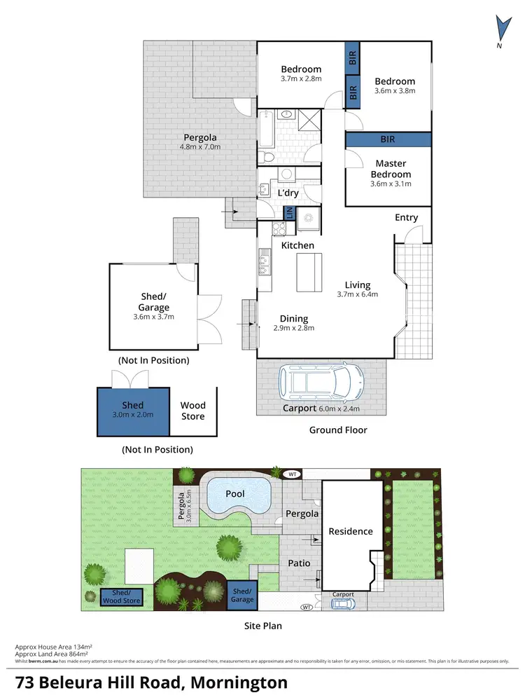 Floorplan of Homely house listing, 73 Beleura Hill Road, Mornington VIC 3931