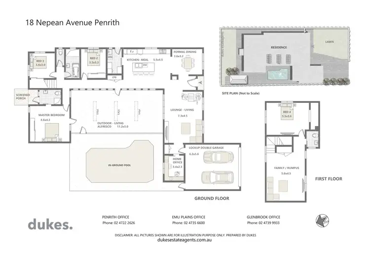 Floorplan of Homely house listing, 18 Nepean Avenue, Penrith NSW 2750