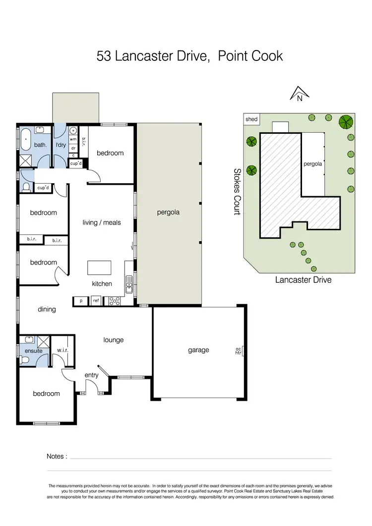 Floorplan of Homely house listing, 53 Lancaster Drive, Point Cook VIC 3030