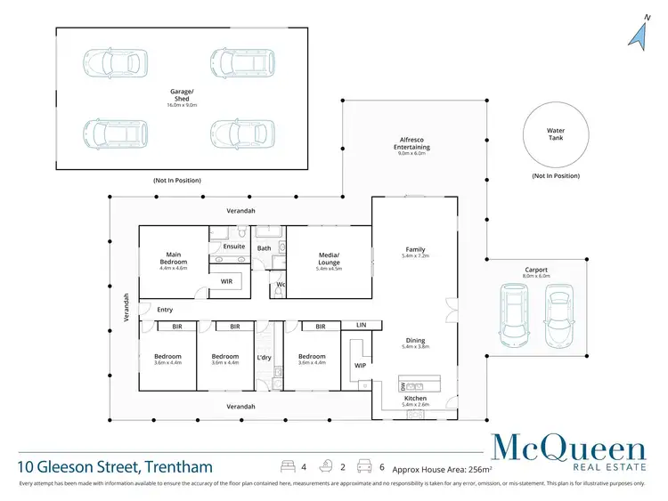 Floorplan of Homely house listing, 10 Gleeson Street, Trentham VIC 3458