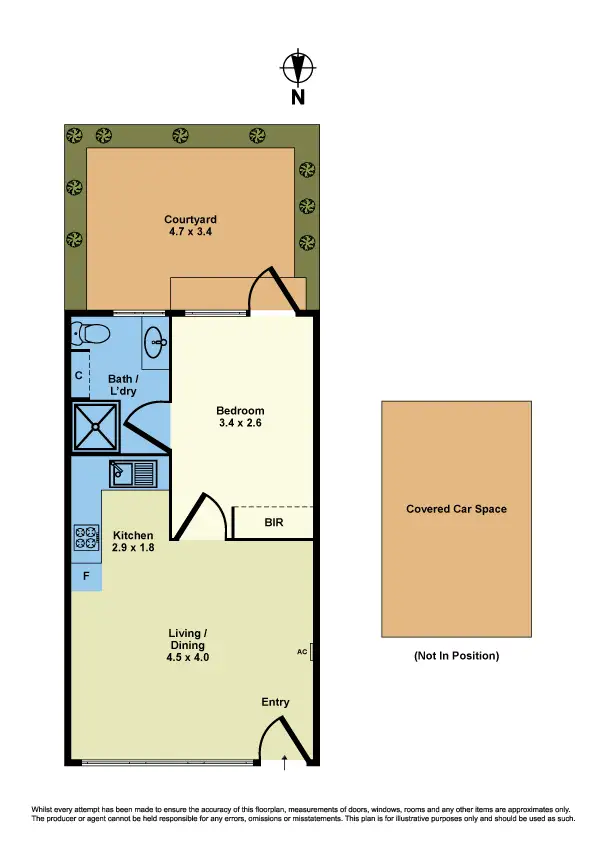 Floorplan of Homely apartment listing, 4/29 Dover Road, Williamstown VIC 3016