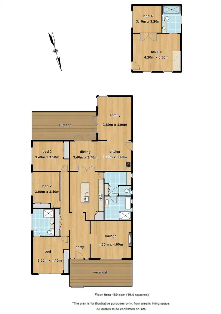 Floorplan of Homely house listing, 40 Best Street, Belgrave VIC 3160