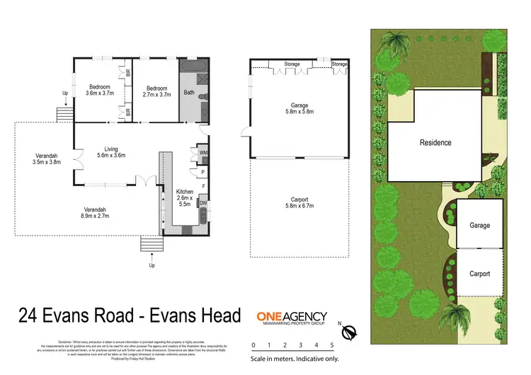 Floorplan of Homely house listing, 24 Evans Road, Evans Head NSW 2473