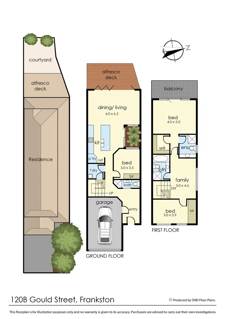 Floorplan of Homely house listing, 120B Gould Street, Frankston VIC 3199
