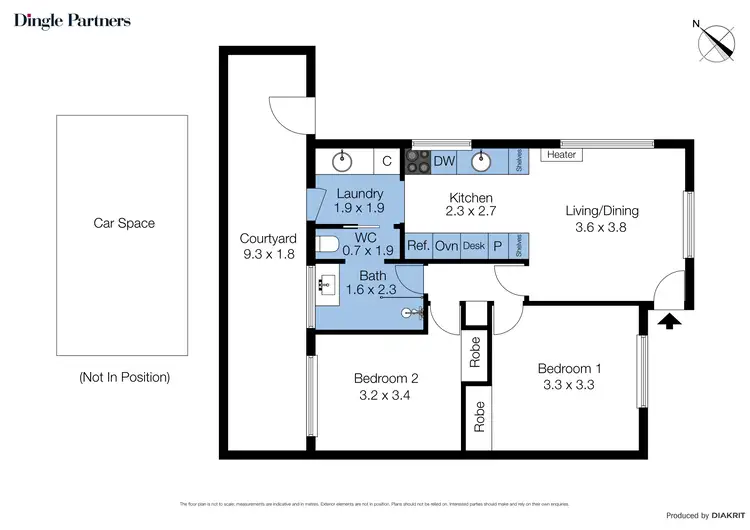 Floorplan of Homely apartment listing, 3/20 William Street, Essendon VIC 3040