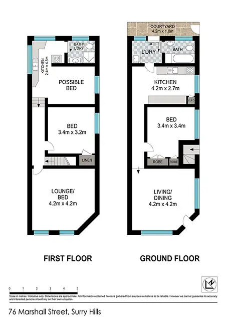 Floorplan of Homely house listing, 76 Marshall Street, Surry Hills NSW 2010