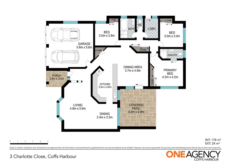 Floorplan of Homely house listing, 3 Charlotte Court, Coffs Harbour NSW 2450