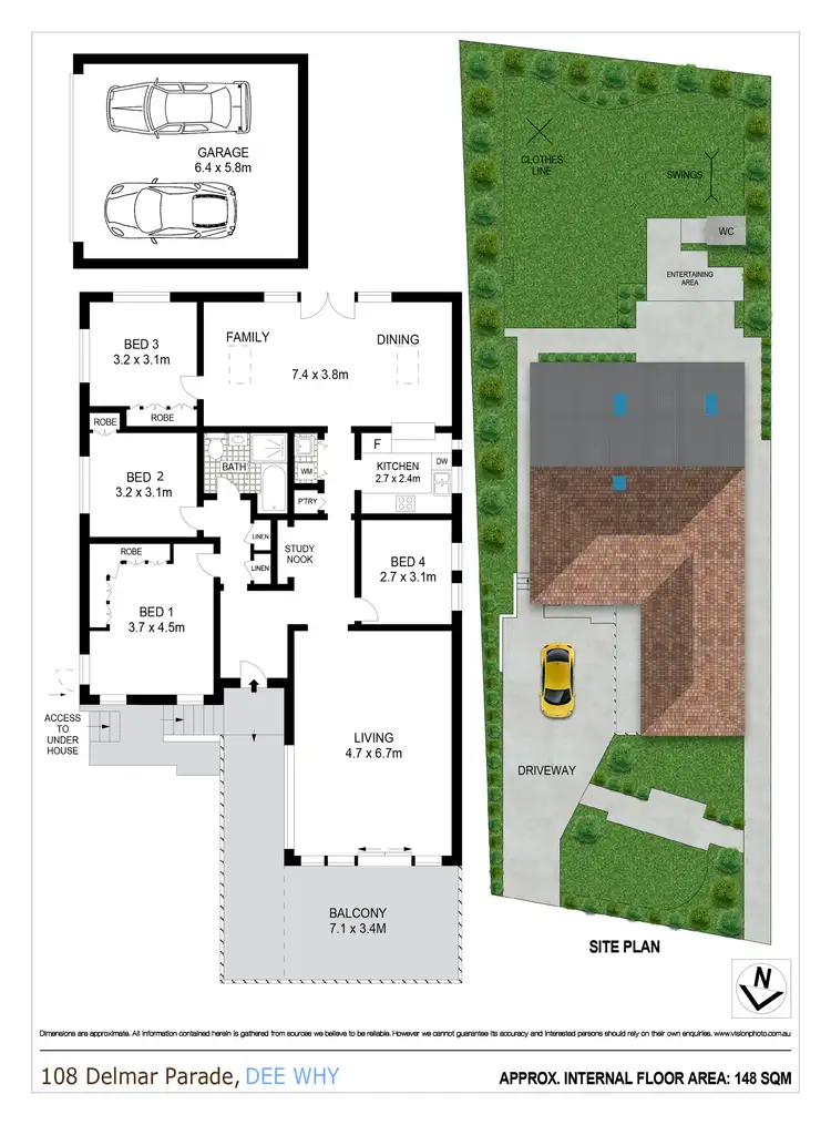 Floorplan of Homely house listing, 108 Delmar Parade, Dee Why NSW 2099